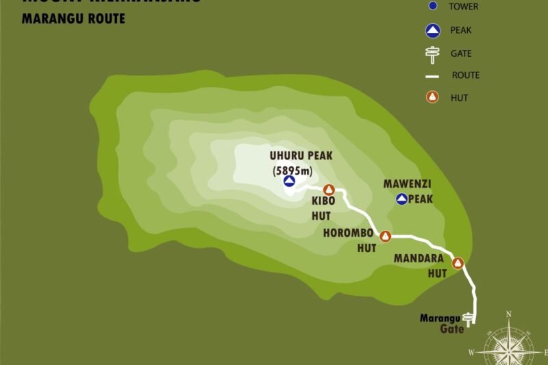 6 DAYS 5 NIGHTS KILIMANJARO TREKKING MARANGU ROUTE